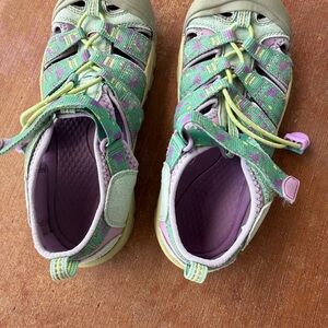 Keen Kids Green and Purple Sandals